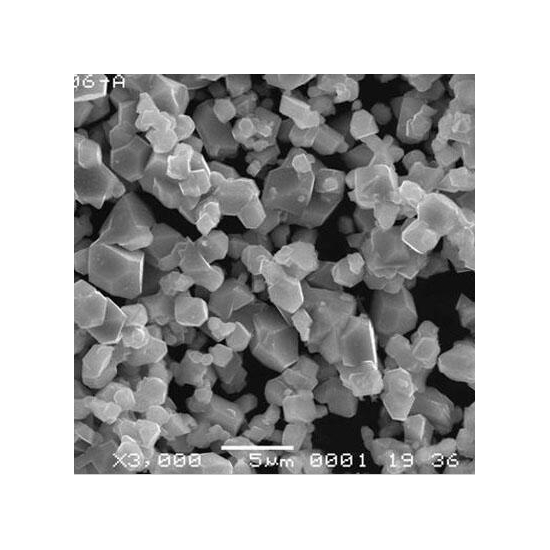 Material químico para baterías de litio: polvo de dióxido de manganeso (LiMn₂O₄) para investigación en laboratorio.