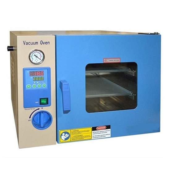 Horno de secado al vacío industrial de alta temperatura de 25 l con controlador de temperatura digital