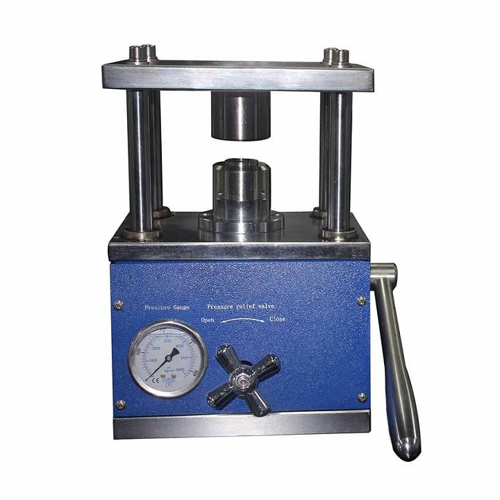 Máquina hidráulica de desmontaje y engarce/sellado de pilas de botón para laboratorio de pilas de botón 2032