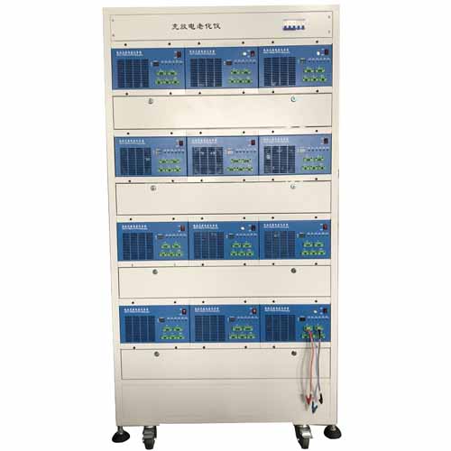 Máquina de envejecimiento de paquetes de baterías de 1 a 12 gabinetes, 30 V, 10 A, carga y 20 A, descarga